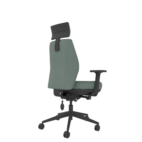 Solo Medium Back Large Seat Chair with Headrest